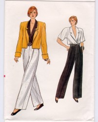 9635 EZ VOG UNLINED BOXY JACKET, PANTS, WRAP BLOUSE PATTERN 8-12
